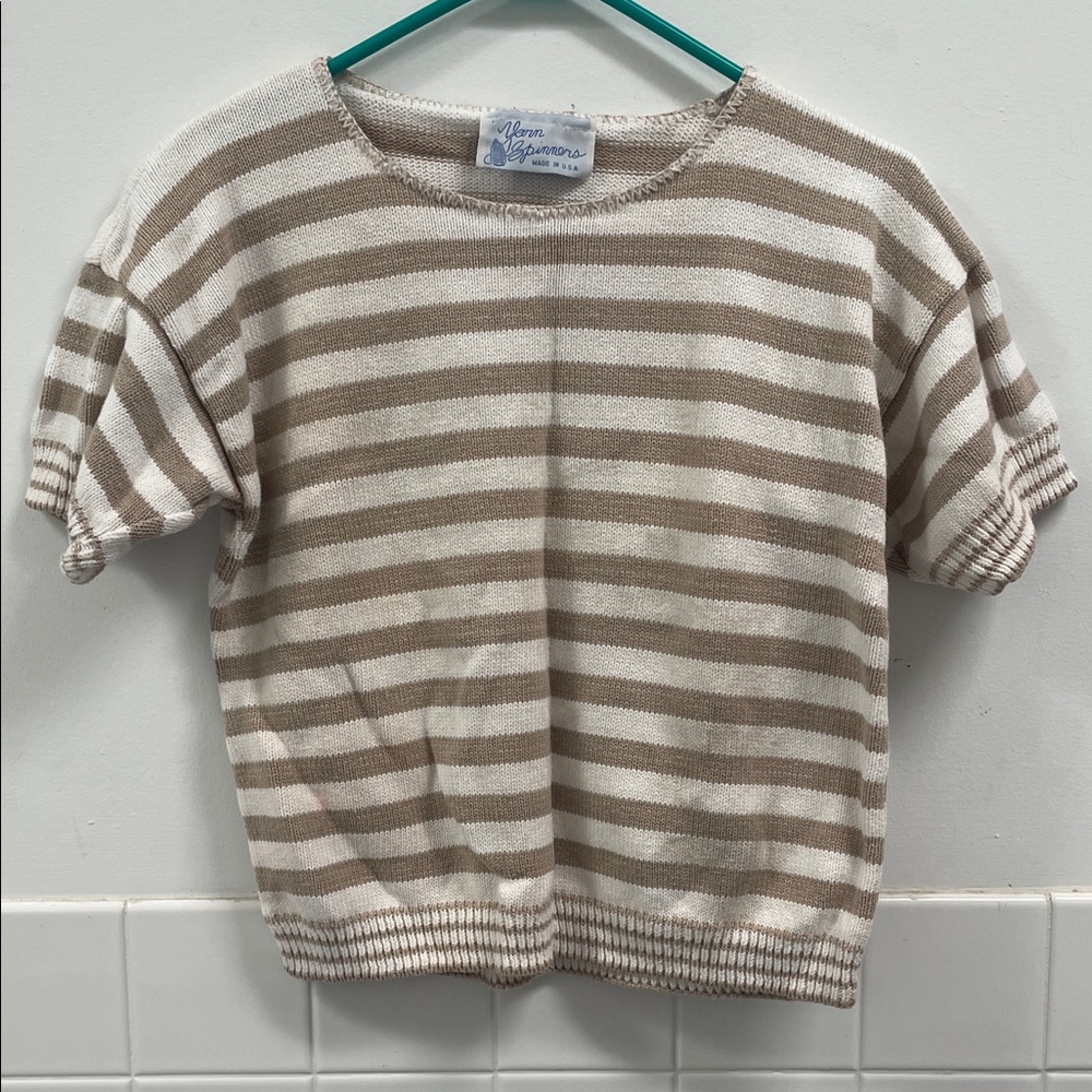 Vintage 90s Yarn Spinners Striped Sweater size M